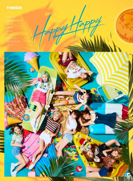 트와이스 일본 싱글 4집 HAPPY HAPPY/사진제공=JYP