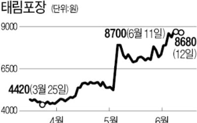  태림포장 인수전, 한솔 등 7곳 참여