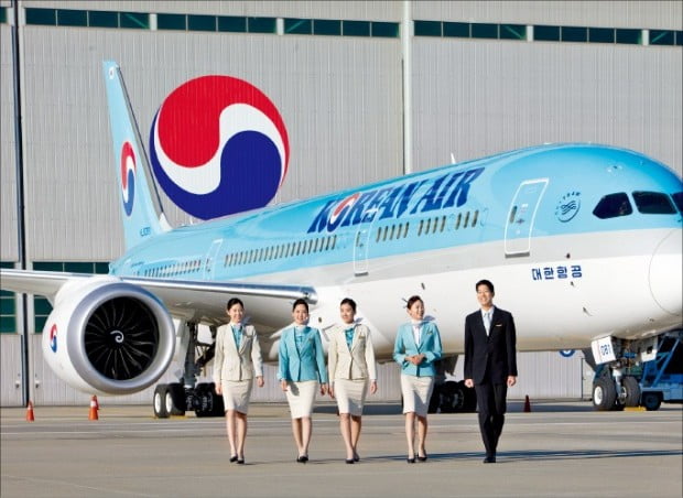 대한항공의 B787-9 차세대 항공기  대한항공 제공 