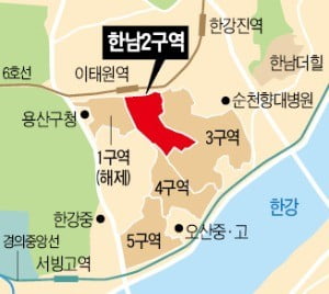 한남뉴타운 2구역 재개발 급물살