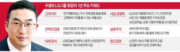 취임 1년 맞는 구광모…"핵심 인재 찾아오도록 LG 이미지 높이자"