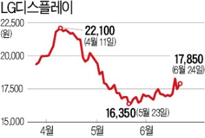 LG디스플레이, 엇갈리는 주가 전망