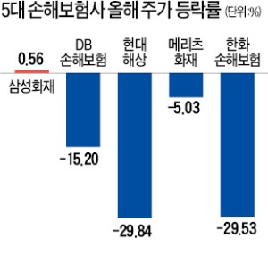 손해보험株 추락…출혈 경쟁에 바닥 안보인다