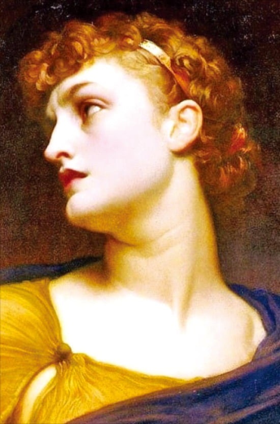 영국 화가이자 조각가 프레더릭 레이턴 남작(1830~1896)의 1882년 작 ‘안티고네’(유화, 58.5×50㎝). 