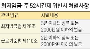 '최저임금·주 52시간 형사처벌 조항' 위헌심판대 올랐다