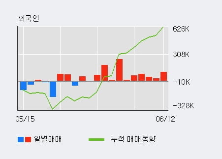 '와이솔' 52주 신고가 경신, 외국인 10일 연속 순매수(81.8만주)