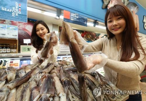 대세가 된 수입 오징어…매출 비중 50% 넘으며 국산 추월