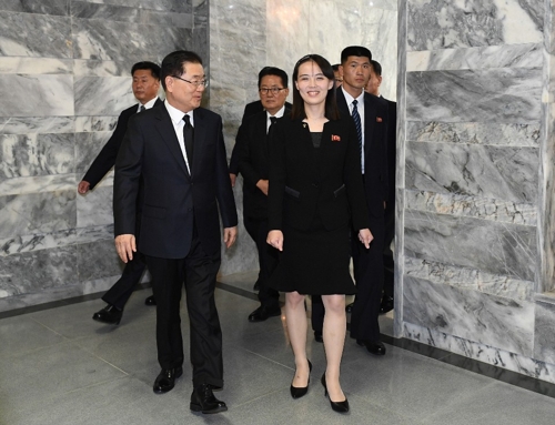 잠행 끝낸 김여정, 이번에도 김정은의 대남 메신저 역할