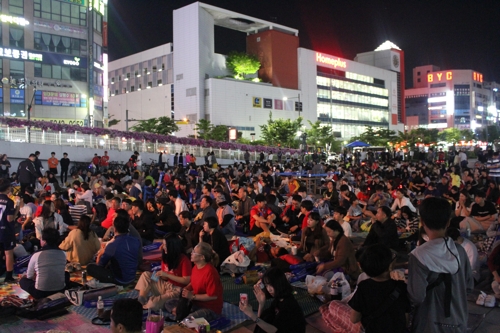 "잘싸웠다" 경기도 곳곳서 U-20 거리응원 '들썩'