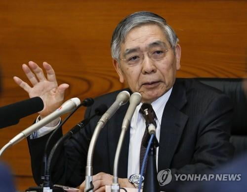 日銀 총재 "물가 상승세 꺾이면 주저 없이 추가 금융완화 검토"