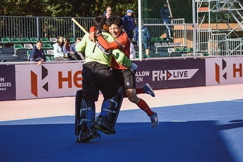 한국 남자하키, 종료 18초전 극적인 동점골…FIH 파이널스 4강행