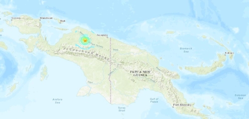 인도네시아 파푸아서 규모 6.1 지진…"피해 보고 없어"