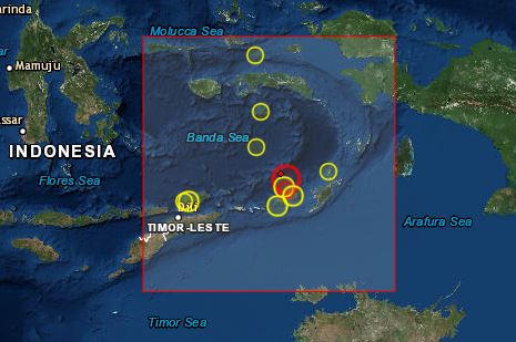 인도네시아 반다해서 규모 7.3 지진…호주서도 감지(종합2보)