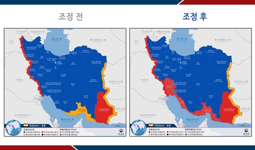 이란 페르시아만 연안 3개주 여행경보 상향조정…'철수권고'