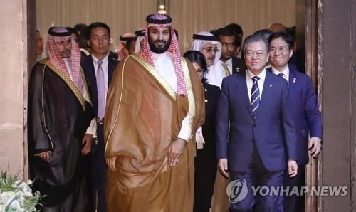 5대그룹 총수, 사우디 왕세자와 승지원서 '돌발 간담회'