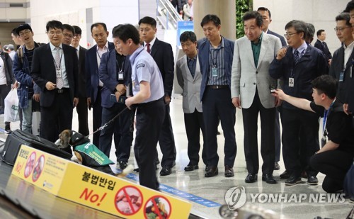 정부 "돼지열병 유입방지 공항·항만 11곳 실태점검 완료"