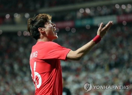 황의조 득점포·김영권 자책골…벤투호, 이란과 1-1 무승부