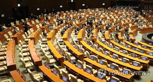 국회, 파행 80일 만에 '반쪽' 가동…한국당, 두시간 만에 합의 번복(종합2보)