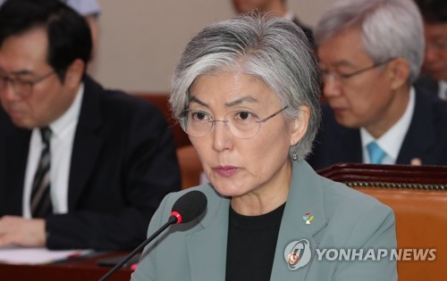 강경화, 한일정상회담 개최 여부에 "아직 결정된 것 없어"