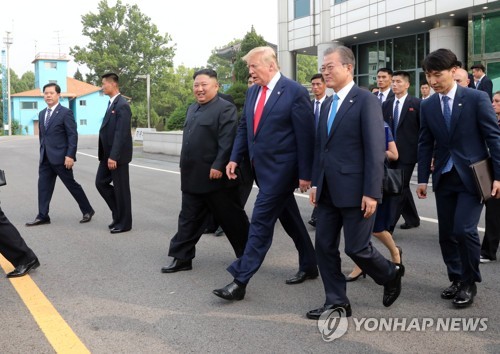 [남북미 판문점 회동] 접경지 주민들 "역사에 남을 날…꿈만 같다"