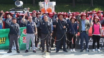 현장실사단 대우조선 도착 40여분만에 철수…오후 진입시도할듯