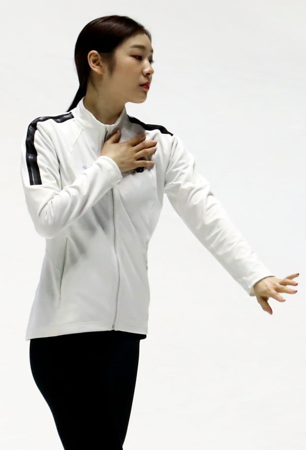 새프로그램 연습중인 김연아/사진=연합뉴스