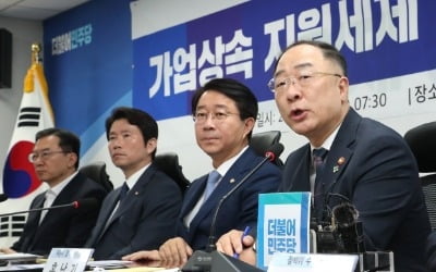 [종합] 홍남기 "가업상속공제, 사후관리기간 7년으로 단축"