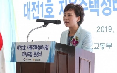 김현미 "둥지 내몰림·공동체 와해 없는 주택정비사업 추진"