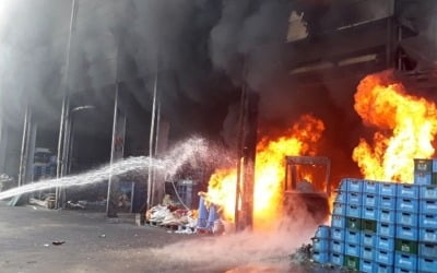 세종 재생 재료 제조업체서 불…인명피해 없어