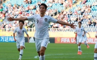 [U20월드컵] '오세훈 결승골' 한국, 일본 꺾고 6년 만에 8강 점프