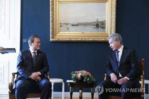 文대통령 "핀란드와 혁신분야 협력 강화…창업생태계 구축"