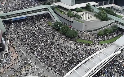 중국 언론, 홍콩 시위 놓고 "미국이 대중선동" 연일 비난