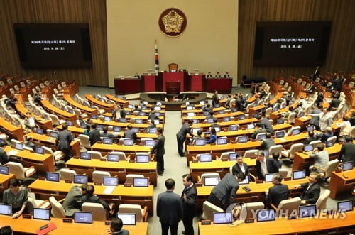 여당 몫 상임위원장 4명 새로 선출…한국당 몫 3명 교체는 유보