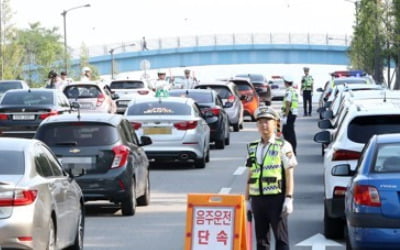 '제2 윤창호법' 효과 있네…음주운전 적발 절반 감소