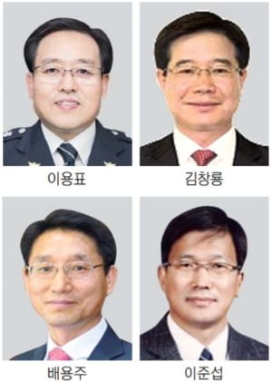 서울청장 이용표, 부산청장 김창룡