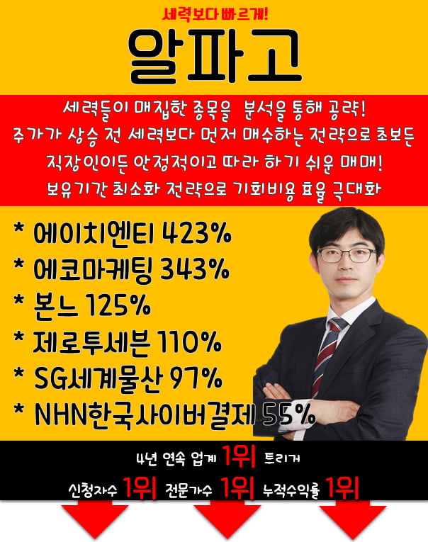 이거 세력보다 먼저 잡으셔야 합니다.