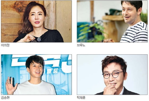 이의정·브루노·김승현·탁재훈…아픔 딛고 돌아온 왕년의 '청춘스타'들