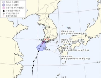 태풍 '다나스' 접근에 항공편 속속 결항…태풍 이동 경로는?