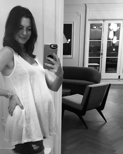 앤 해서웨이 임신 /사진=인스타그램