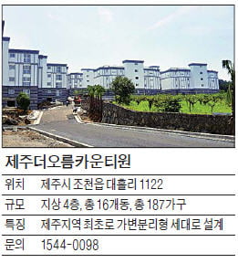 제주 더 오름 카운티 원, 한라산 조망…제주 첫 가변분리형 설계