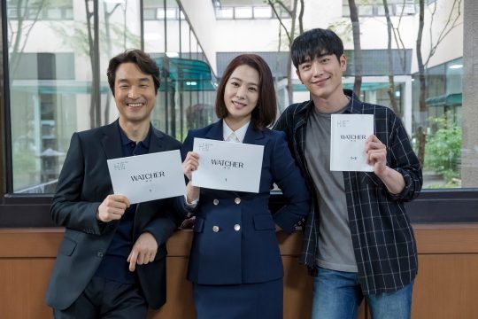 ‘왓쳐’ 한석규(왼쪽부터), 김현주, 서강준./ 사진제공=OCN