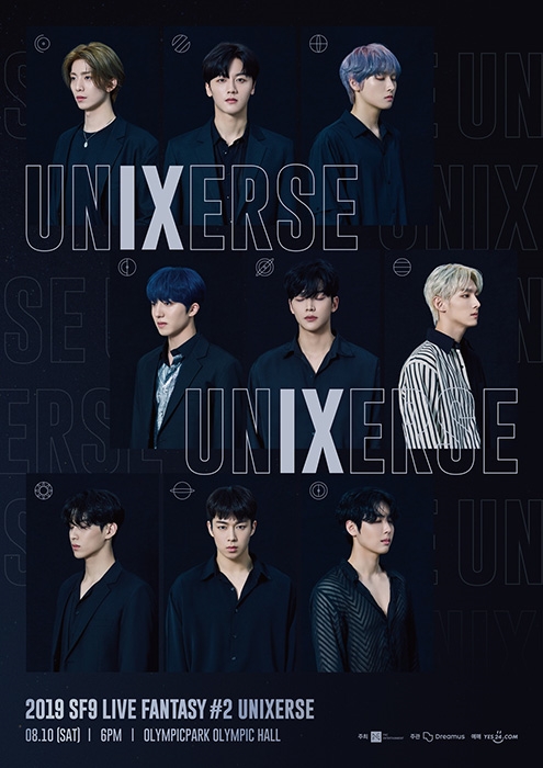 SF9, 8월 10일 국내 단독콘서트 ‘UNIXERSE’ 개최…8일 티켓 오픈