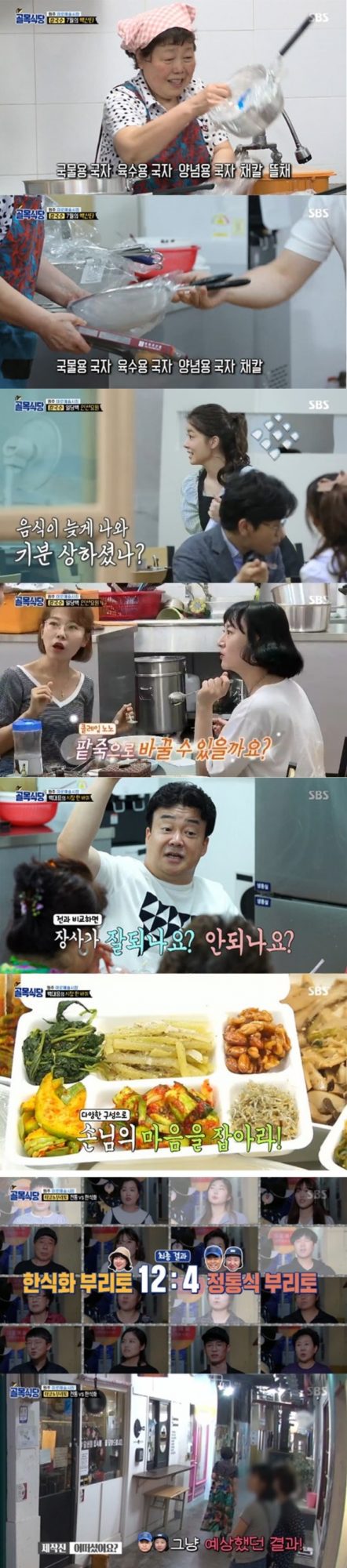 ‘골목식당’ 원주 미로예술시장 편. /사진제공=SBS