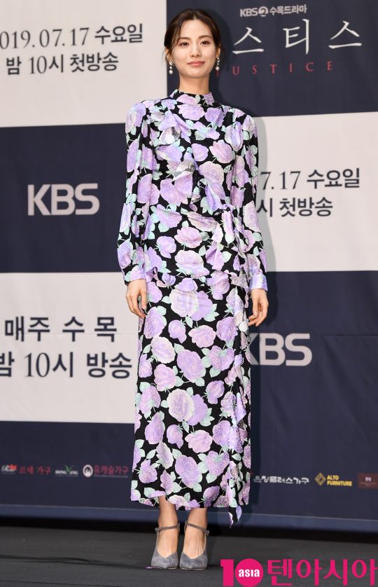 배우 나나가 17일 오후 서울 신도림동 라마다 호텔에서 열린 KBS2 새 수목드라마 ‘저스티스’의 제작발표회에 참석했다. / 조준원 기자 wizard333@