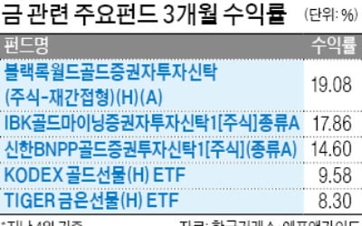 방긋 웃은 金펀드…금리인하 타고 연말까지 간다