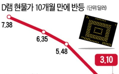 日보복 이후…"더 사두자" D램값 10개월 만에 반등