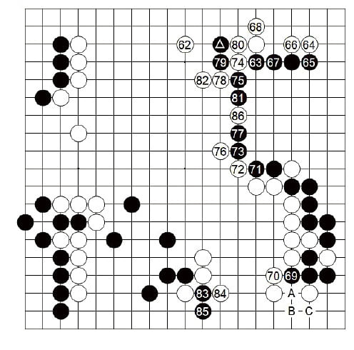 [제24기 하림배 프로 여자국수전] 白, 묘수