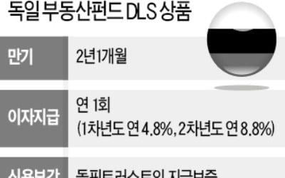 [마켓인사이트] 4660억 팔린 獨 부동산 DLS, 만기상환 지연…투자자 '불안'