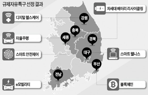 '규제자유특구' 출범…혁신기술 58건 풀린다