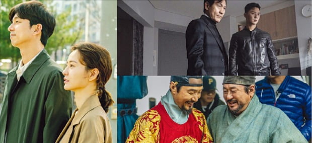 와디즈는 ‘82년생 김지영’(왼쪽), ‘사자’(오른쪽 위), ‘천문’(오른쪽 아래) 등 영화 세 편에 투자하는 상품을 출시했다. 
